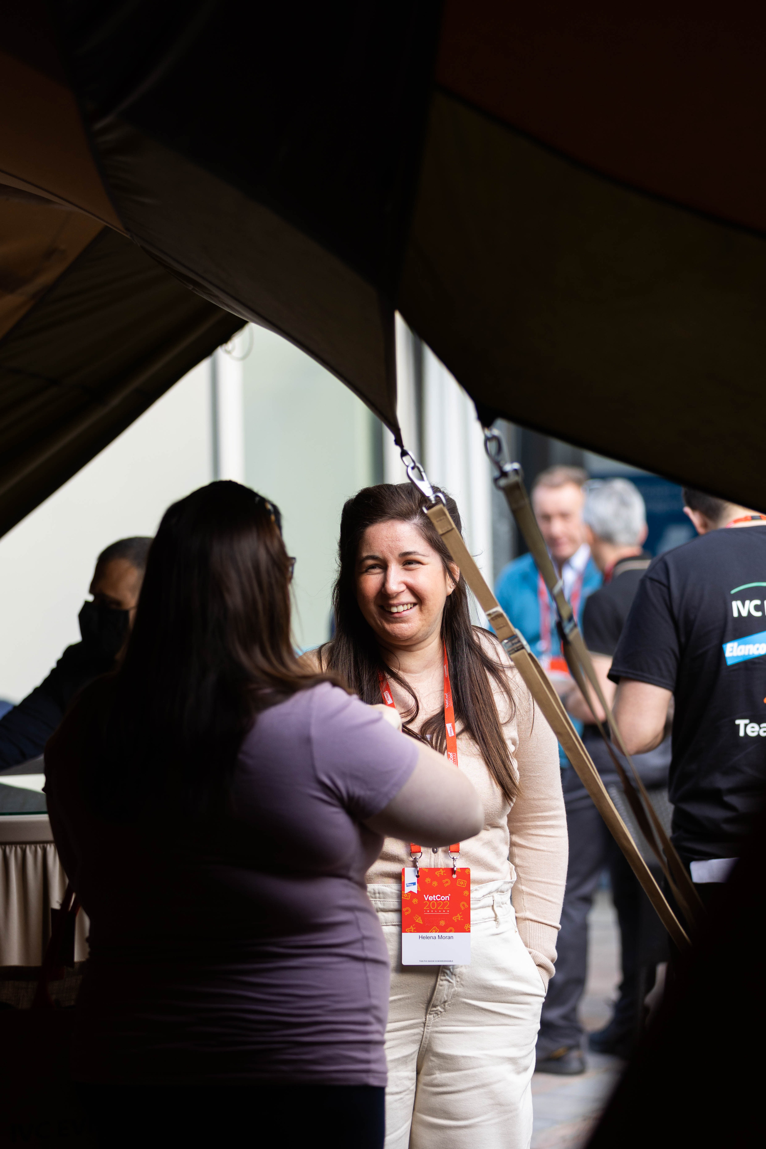 delegate at conference in Ireland