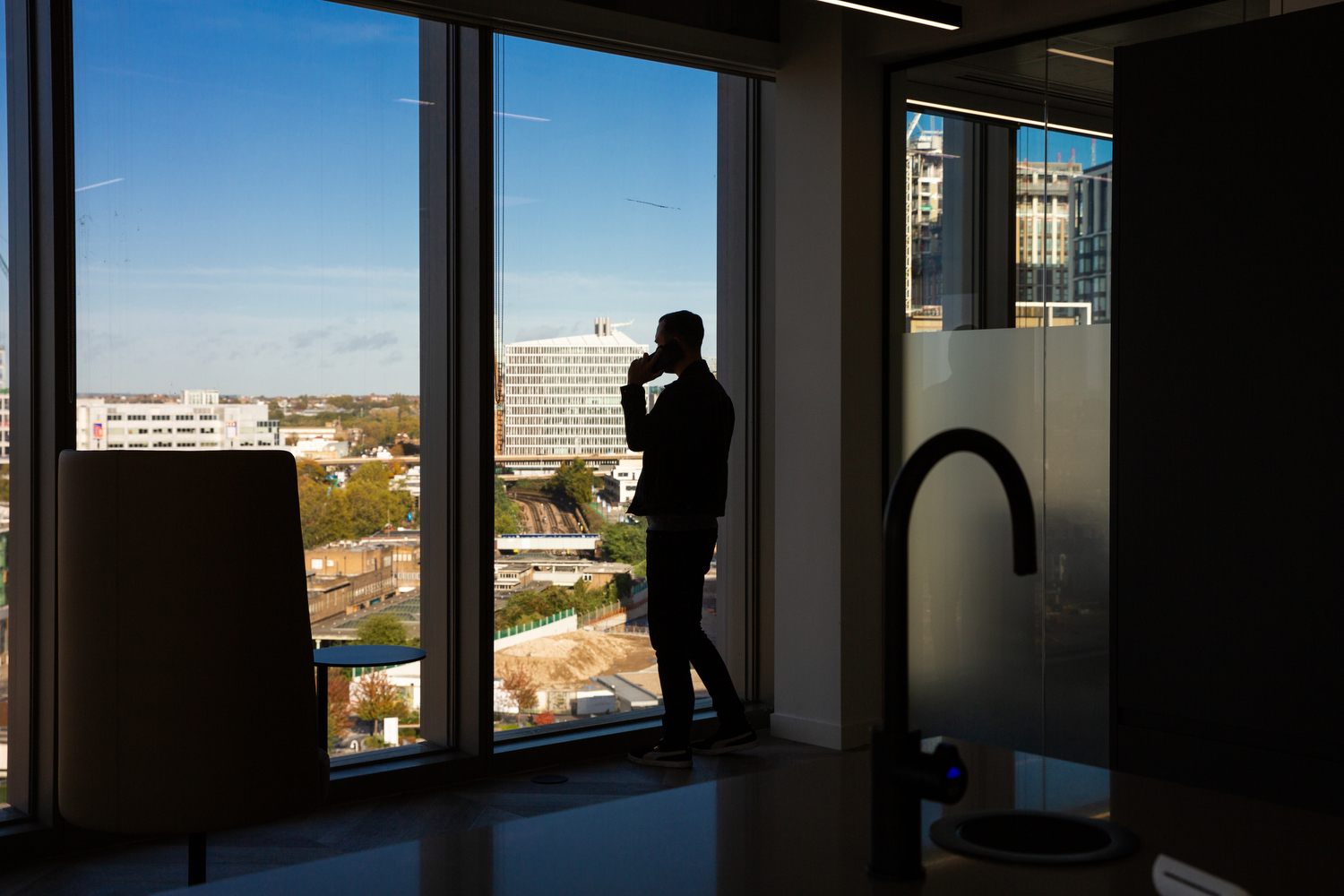 interior photography of workspace in west london