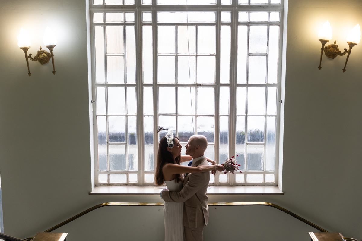 wedding portraits at Islington Town Hall